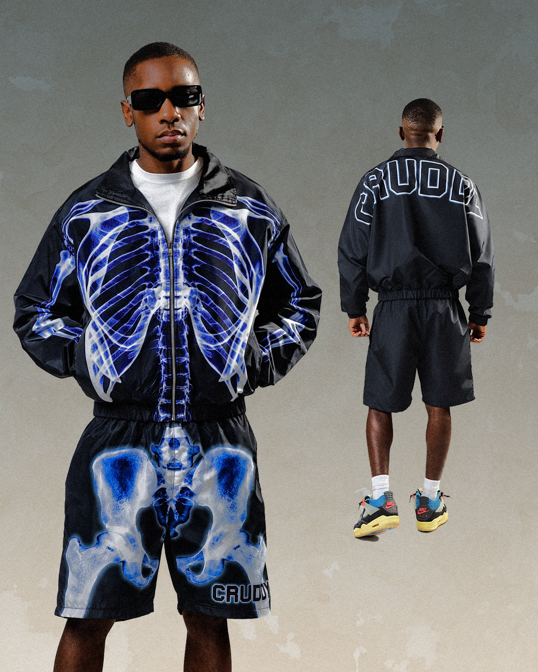 Skeleton Windbreaker Jacket