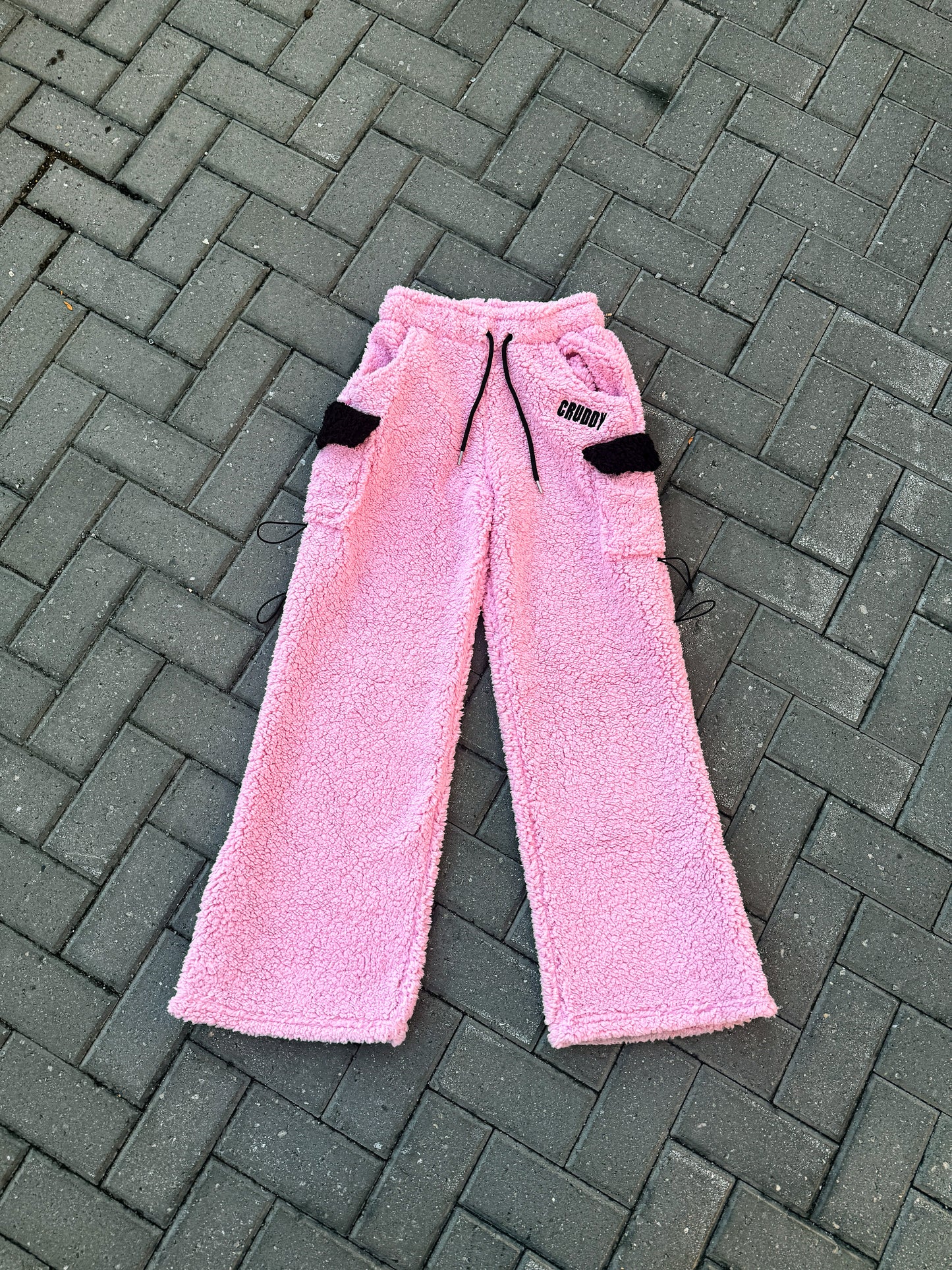 Pink Sherpa Pants