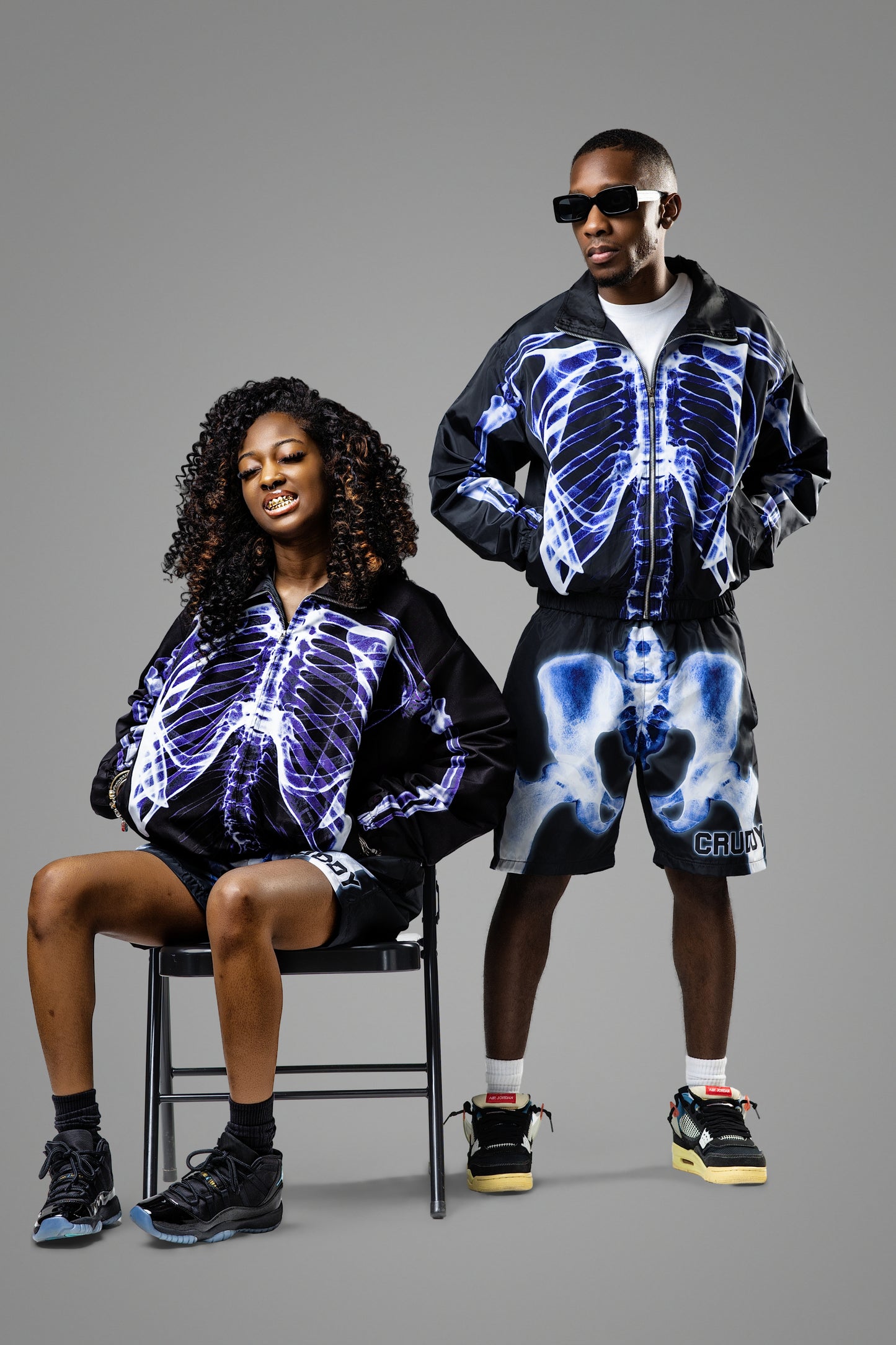 Skeleton Windbreaker Jacket