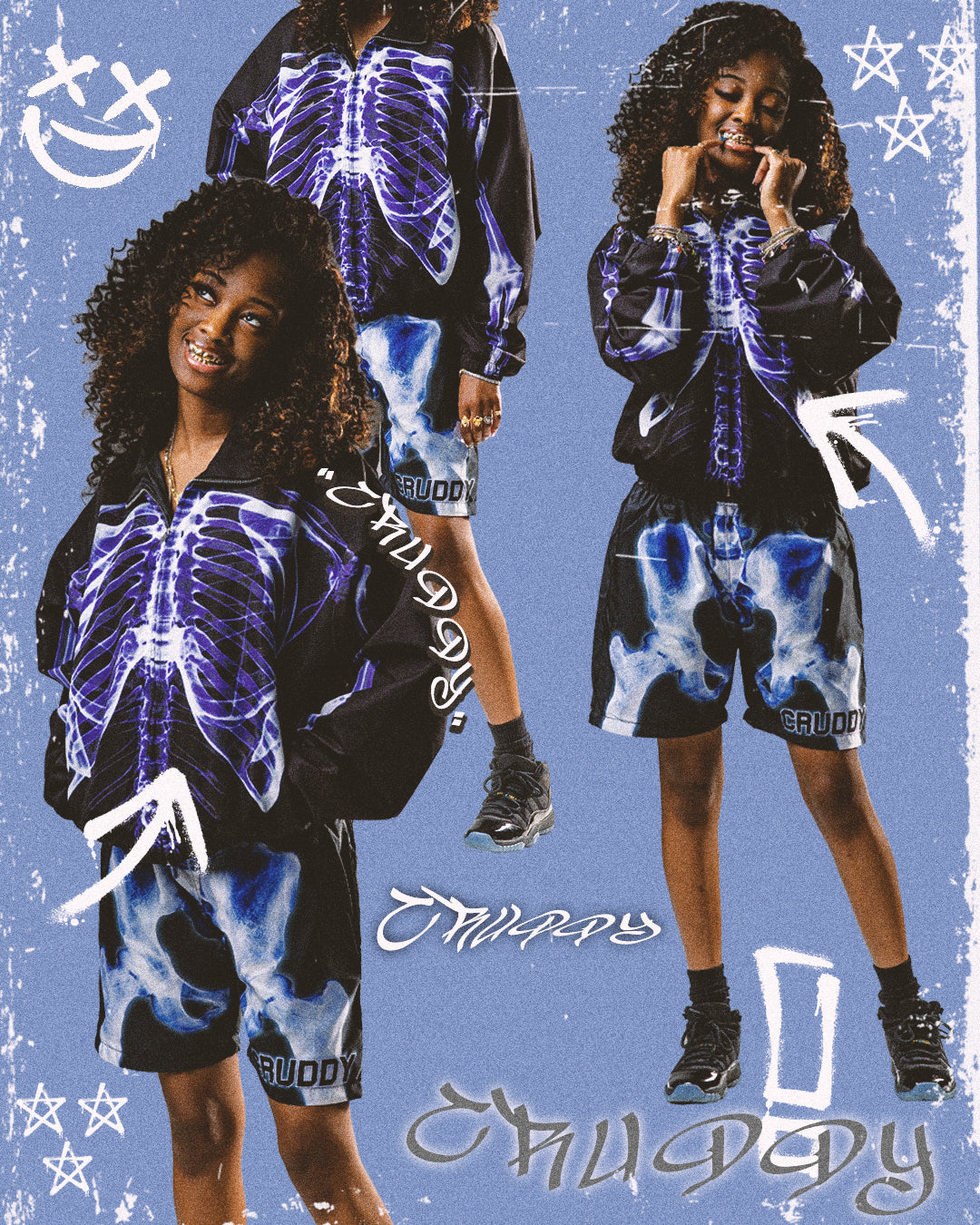 Skeleton Windbreaker Jacket